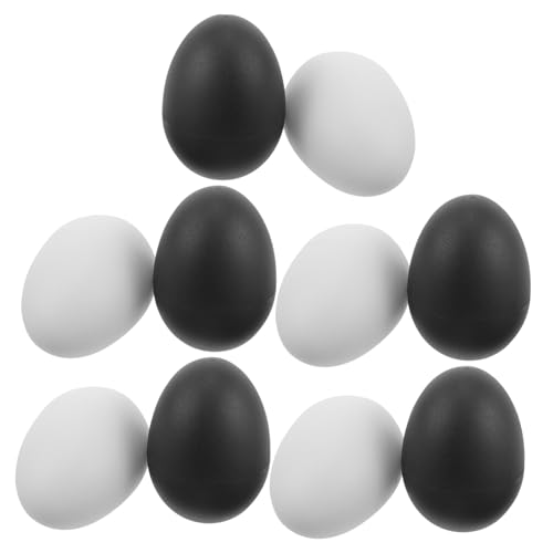 BESPORTBLE 10 Stück Teiliges Percussion Instrumente Kunststoff Eier Shaker mit Strukturierter Oberfläche für Frühe Musikalische und Motorische Entwicklung Kindergarten und Zuhause von BESPORTBLE
