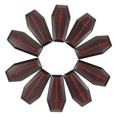 BESPORTBLE 10 Stück Teiliges Set Mini Dekoration für Halloween Realistische Coffin Boxen als Süßigkeitenbehälter und Scherzartikel für Gruselige Feiern BESPORTBLE 10 Stück Teiliges Set Mini Dekoration für Halloween Realistische Coffin Boxen als Süßigkeitenbehälter und Scherzartikel für Gruselige Feiern von BESPORTBLE