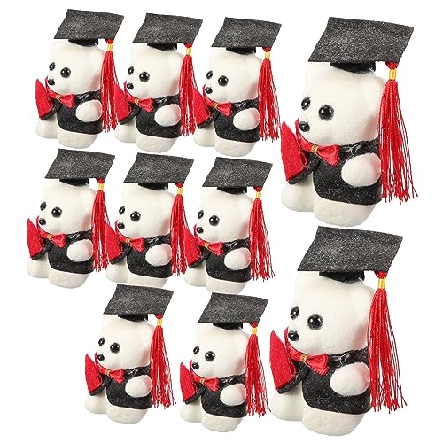 BESPORTBLE 10 Stück Teiliges Sitzendes Doktorbär Niedliche Abschlussbär Dekoration Sichere Schaumstoff Puppen für Abschlussfeier Blumenstrauß Zubehör Passend für Abschlussgeschenke in von BESPORTBLE