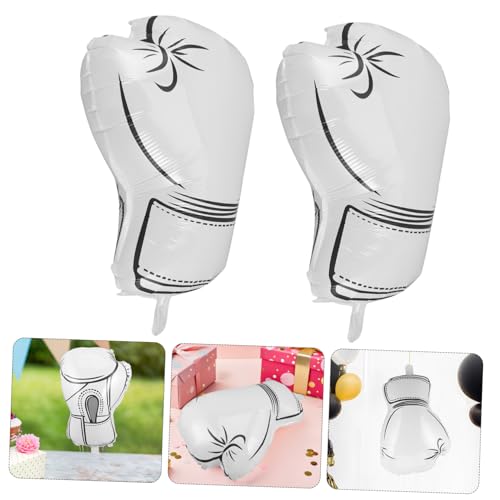 BESPORTBLE 10 Stück Teiliges Weiße Aufblasbare Boxhandschuh Folienballons Stabile Sportparty Deko für Jungengeburtstag Wrestling Themenparty Zubehör Einfach Aufblasbar und Auffälliges Design BESPORTBLE 10 Stück Teiliges Weiße Aufblasbare Boxhandschuh Folienballons Stabile Sportparty Deko für Jungengeburtstag Wrestling Themenparty Zubehör Einfach Aufblasbar und Auffälliges Design von BESPORTBLE