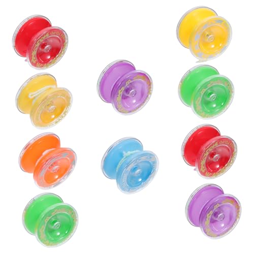 BESPORTBLE 10 Stück Teiliges Yo Yo für Bunte Mini Cartoon Yoyos Anfängerfreundlich Fördert Hand Auge Koordination und Fingerfertigkeit Spielerisches Lernspielzeug für Jungen und Mädchen von BESPORTBLE
