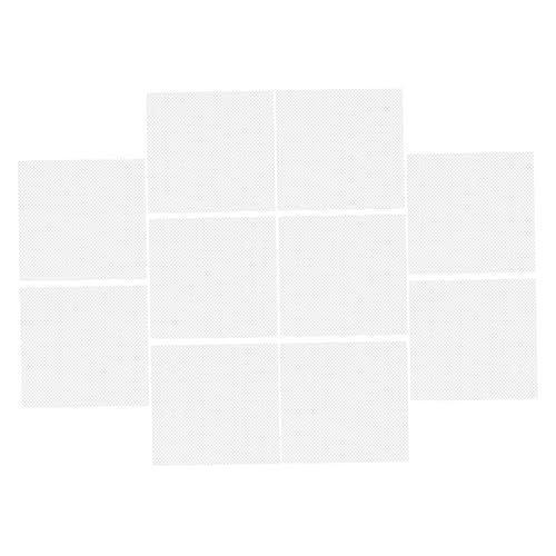 BESPORTBLE 10 Stück Weißes Augennetz für Masken Teiliges Wasserdichtes Bedruckbares Mesh Gewebe für Cosplay Requisiten Fursuit Basteln Tierische Kostüm Augen Netzstoff Atmungsaktiv und von BESPORTBLE