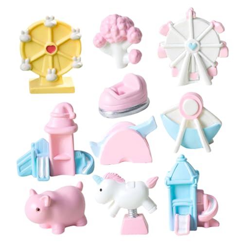 BESPORTBLE 10-teiliges Miniatur-Spielplatz-Figuren-Set, Mini-riesenrad, Piratenschiff, DIY-dekorationszubehör, Mikro-landschaftsornamente Für Partygeschenke BESPORTBLE 10-teiliges Miniatur-Spielplatz-Figuren-Set, Mini-riesenrad, Piratenschiff, DIY-dekorationszubehör, Mikro-landschaftsornamente Für Partygeschenke von BESPORTBLE