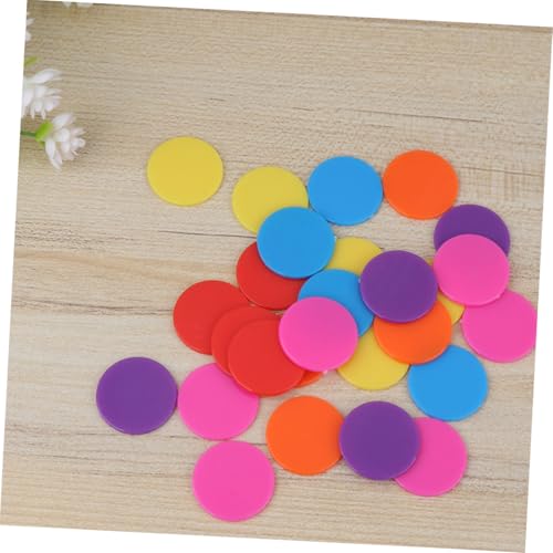 BESPORTBLE 100 Stück Bunte Lernzähler Kunststoffrundscheiben Spielzubehör für Mathe Zählchips für Bingo und Grundschulunterricht BESPORTBLE 100 Stück Bunte Lernzähler Kunststoffrundscheiben Spielzubehör für Mathe Zählchips für Bingo und Grundschulunterricht von BESPORTBLE