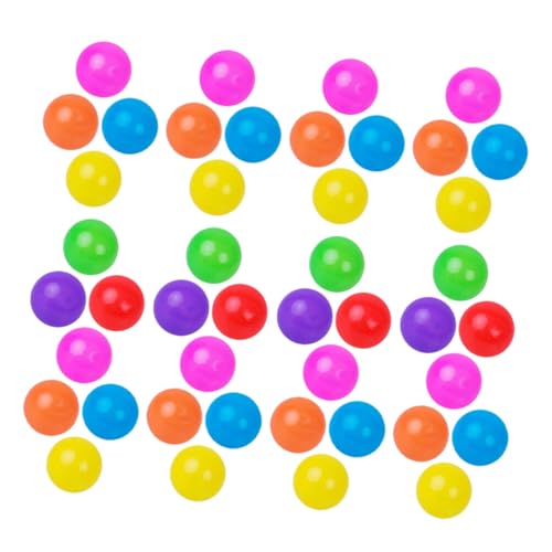BESPORTBLE 100 Stück Bunte Weiche Kunststoff Ocean bälle Mini Pit Balls für Spielzelt Junge Mädchen Spieltunnel Zubehör Sicher Ungiftig Vielseitig Drinnen und Draußen von BESPORTBLE