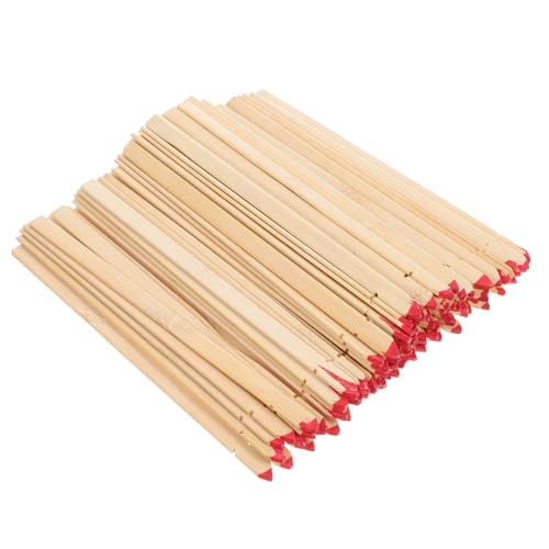 BESPORTBLE 100 Stück Chinesische Wahrsagestäbe aus Naturbelassenem Bambus Glatte Oberfläche Blanko Divinationsstäbe für Buddhistische Rituale Orakelspiele Glücksbedeutung und Traditionelle von BESPORTBLE