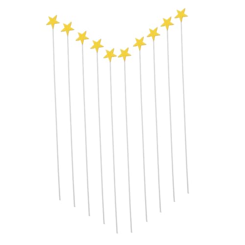 BESPORTBLE 100 Stück Gelbe Sterne Tortendeko Kreative Wiederverwendbare Cupcake Toppers Vielseitige Kuchenaufsätze für Geburtstag Dessert Party Dekoration BESPORTBLE 100 Stück Gelbe Sterne Tortendeko Kreative Wiederverwendbare Cupcake Toppers Vielseitige Kuchenaufsätze für Geburtstag Dessert Party Dekoration von BESPORTBLE