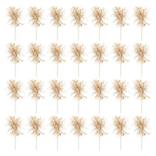 BESPORTBLE 100 Stück Glitzer-cupcake-topper, Glitzernde Kuchendekorationen, Picks, Lametta-dessert-einsätze für Weihnachts- Und Feiertagsfeiern von BESPORTBLE