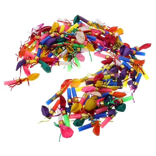 BESPORTBLE 100 Stück Kinderpfeifenballons Bunte Whistle Horn Ballons für Geburtstagsfeiern Leicht Tragbar für Kinderpartys und Halloween Events BESPORTBLE 100 Stück Kinderpfeifenballons Bunte Whistle Horn Ballons für Geburtstagsfeiern Leicht Tragbar für Kinderpartys und Halloween Events von BESPORTBLE