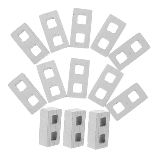 BESPORTBLE 100 Stück Maßstab Miniaturhaus Bausatz Realistische Mini Bausteine für Puppenhaus Modellbau DIY Landschaft Zubehör BESPORTBLE 100 Stück Maßstab Miniaturhaus Bausatz Realistische Mini Bausteine für Puppenhaus Modellbau DIY Landschaft Zubehör von BESPORTBLE