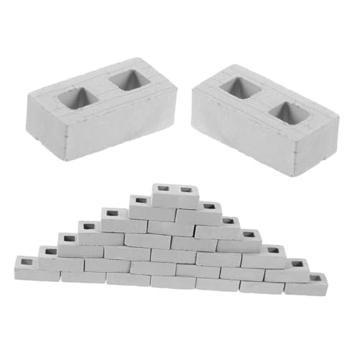 BESPORTBLE 100 Stück Maßstab Realistische Simulierte Bausteine für Puppenhaus Mini Garten Landschaftsbau Kleine Bauklötze für Kreatives DIY Handliches Modellbaumaterial BESPORTBLE 100 Stück Maßstab Realistische Simulierte Bausteine für Puppenhaus Mini Garten Landschaftsbau Kleine Bauklötze für Kreatives DIY Handliches Modellbaumaterial von BESPORTBLE