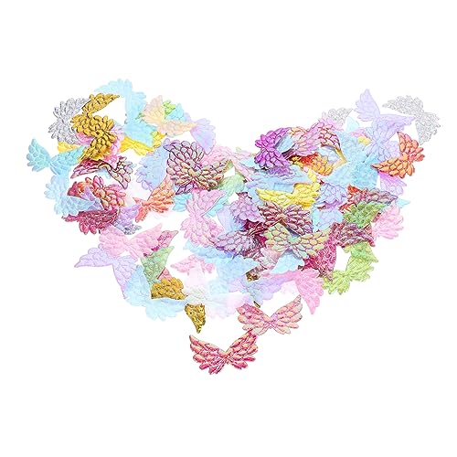 BESPORTBLE 100 Stück Mini Engelsflügel Stoffapplikationen mit Heißkleber Bunte Dekorative Flügel für Kleidung Kostüme Haarschmuck und DIY Bastelprojekte Vielseitiges Party Accessoire BESPORTBLE 100 Stück Mini Engelsflügel Stoffapplikationen mit Heißkleber Bunte Dekorative Flügel für Kleidung Kostüme Haarschmuck und DIY Bastelprojekte Vielseitiges Party Accessoire von BESPORTBLE