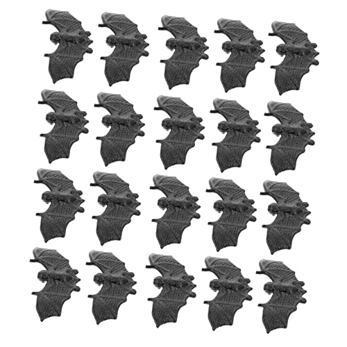 BESPORTBLE 100 Stück Mini Fledermaus Deko Schwarz Kurzschwanz Halloween Party Mehrzweck Dekoration Robustes Material Für Garten Innen Außen Spaßige Gruselige Halloween Accessoires von BESPORTBLE