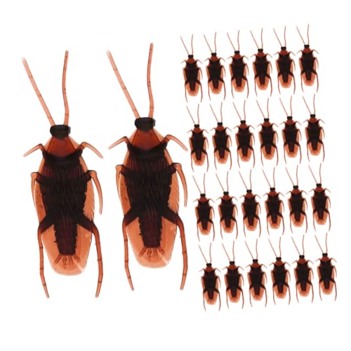 BESPORTBLE 100 Stück Realistische Kakerlaken für Scherze und Halloween Dekoration Täuschend Echte Insekten für Partys und Streich Requisiten BESPORTBLE 100 Stück Realistische Kakerlaken für Scherze und Halloween Dekoration Täuschend Echte Insekten für Partys und Streich Requisiten von BESPORTBLE