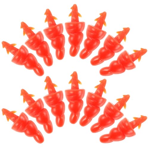 BESPORTBLE 100 Stück Schneemann Nase Zubehör Plastische Spielzeugnasen für DIY Weihnachtsdekoration Bastelmaterialien für Kreative Projekte Weihnachtsmann Nase für Schneemann BAU für von BESPORTBLE