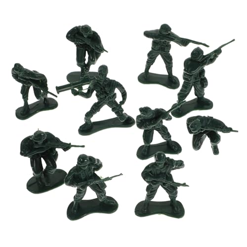 BESPORTBLE 100 Stück Soldaten Figuren Realistische Militärfiguren für Kriegsszenen Kreatives Spiel und Verschiedene Designs von BESPORTBLE