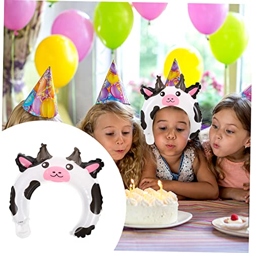 BESPORTBLE 100 Stück Teiliges Aufblasbares Tierkopfband aus Aluminiumfolie Cartoon Design Kuh Kinderfreundlich Vielseitig Einsetzbar für Halloween Weihnachten Partydekoration und Kostümspaß BESPORTBLE 100 Stück Teiliges Aufblasbares Tierkopfband aus Aluminiumfolie Cartoon Design Kuh Kinderfreundlich Vielseitig Einsetzbar für Halloween Weihnachten Partydekoration und Kostümspaß von BESPORTBLE
