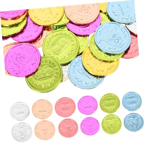 BESPORTBLE 100 Stück Teiliges Bunte Clown Münzen aus Verschleißfestem Material Vielseitige Spielgeld Requisiten für und Partydeko für Karneval Geburtstage und Schatzsuchen BESPORTBLE 100 Stück Teiliges Bunte Clown Münzen aus Verschleißfestem Material Vielseitige Spielgeld Requisiten für und Partydeko für Karneval Geburtstage und Schatzsuchen von BESPORTBLE