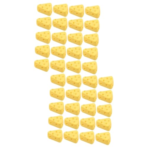 BESPORTBLE 100 Stück Teiliges Künstliche Käse Dreieckstorten Attrappen Realistische Simulation mit Stabiler Verarbeitung Gelbe Mini Kuchen für Fotografie Requisiten Dekorationen und BESPORTBLE 100 Stück Teiliges Künstliche Käse Dreieckstorten Attrappen Realistische Simulation mit Stabiler Verarbeitung Gelbe Mini Kuchen für Fotografie Requisiten Dekorationen und von BESPORTBLE