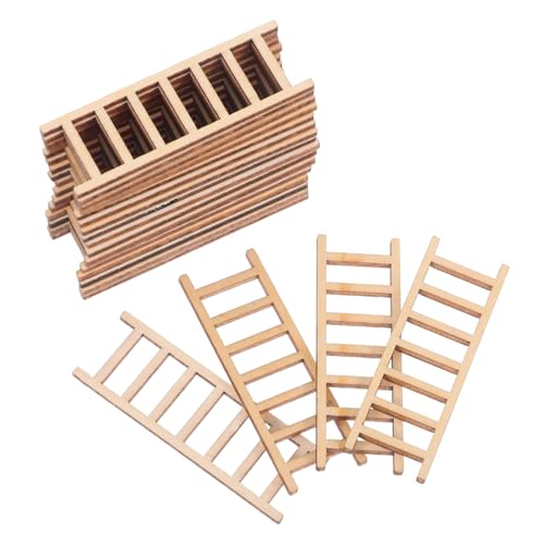 BESPORTBLE 100 Stück Teiliges Mini Holzleitern Natürliche Miniatur für Mikro Landschaft DIY Gartenornamente Stabile Holzdeko für Feengarten und Puppenhaus Bastelbedarf BESPORTBLE 100 Stück Teiliges Mini Holzleitern Natürliche Miniatur für Mikro Landschaft DIY Gartenornamente Stabile Holzdeko für Feengarten und Puppenhaus Bastelbedarf von BESPORTBLE