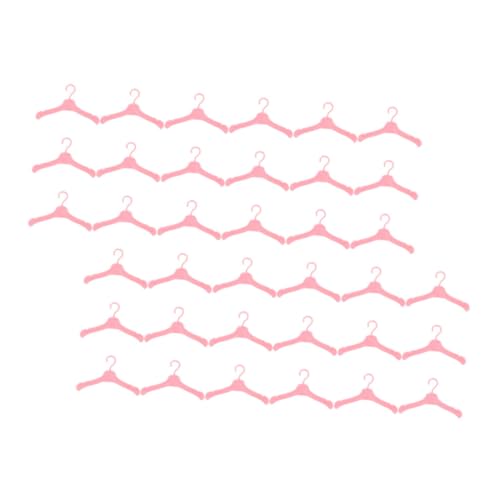 BESPORTBLE 100 Stück Teiliges Mini Kleiderbügel aus Kunststoff Realistische Puppenkleiderbügel mit Glatten Kanten für Puppen und Babykleidung zur Ordentlichen Aufbewahrung und Miniatur von BESPORTBLE