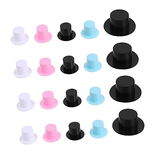 BESPORTBLE 100 Stück Teiliges Mini Plastik Zauberer Hut Bunte Kleine DIY Dekorationen für Weihnachten Partybedarf Weihnachtliche Bastel Hüte Vielseitig für Puppen Schneemänner von BESPORTBLE