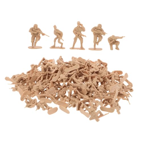 BESPORTBLE 100 Stück Teiliges Mini Soldaten Realistische Mini Soldaten Figuren Detailreiche Miniatur Militärfiguren Stabil und Vielseitig für Sammeln und Spiel von BESPORTBLE
