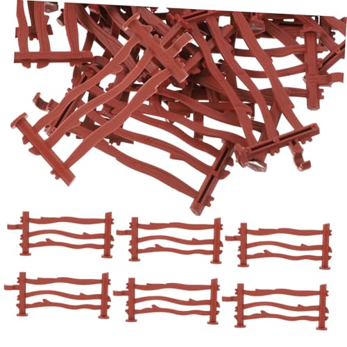 BESPORTBLE 100 Stück Teiliges Miniatur Zaun DIY Gartenzaun Panel für Mikro Landschaftsdekoration Spielzeugzaun Zubehör für Bauernhof und Tiermodell für Junge Mädchen und Kreative BESPORTBLE 100 Stück Teiliges Miniatur Zaun DIY Gartenzaun Panel für Mikro Landschaftsdekoration Spielzeugzaun Zubehör für Bauernhof und Tiermodell für Junge Mädchen und Kreative von BESPORTBLE