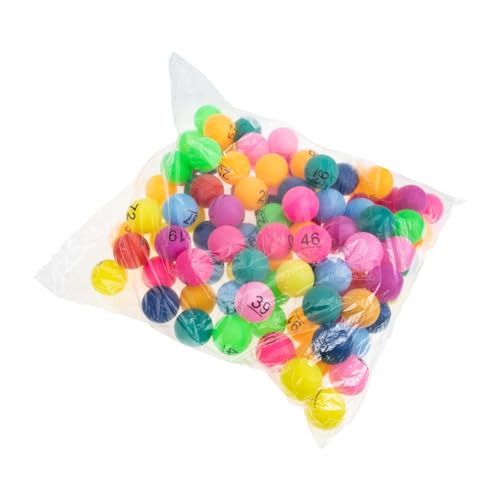 BESPORTBLE 100 Stück Teiliges Nummerierte Lotteriekugeln aus Kunststoff Bunte Spielbälle mit Glatter Oberfläche Wiederverwendbar und Langlebig für Heim und Partyspiele Sowie Gewinnspiele BESPORTBLE 100 Stück Teiliges Nummerierte Lotteriekugeln aus Kunststoff Bunte Spielbälle mit Glatter Oberfläche Wiederverwendbar und Langlebig für Heim und Partyspiele Sowie Gewinnspiele von BESPORTBLE