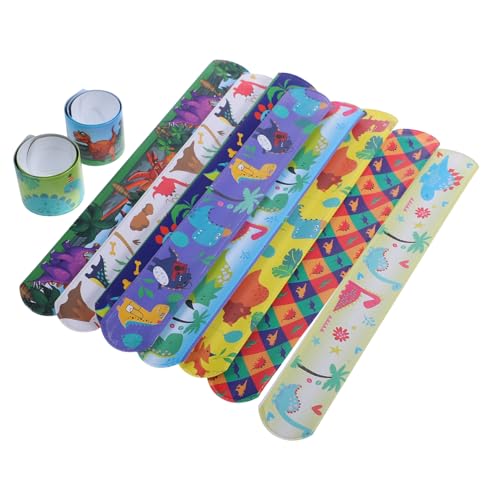 BESPORTBLE Dinosaurier Themen Schlagarmbänder 100 Stück Cartoon Kinder Armbänder für Partys Wiederverwendbar und Sicher Partyzubehör für Dino Feste und Silvesterfeiern BESPORTBLE Dinosaurier Themen Schlagarmbänder 100 Stück Cartoon Kinder Armbänder für Partys Wiederverwendbar und Sicher Partyzubehör für Dino Feste und Silvesterfeiern von BESPORTBLE