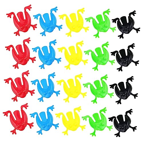 BESPORTBLE 100Stücke Fröhliche Sprungfrösche für Kleinkinder Fingerpressspielzeug aus Umweltfreundlichem Kunststoff Pädagogische Spiele Partygeschenke und Goody Bags BESPORTBLE 100Stücke Fröhliche Sprungfrösche für Kleinkinder Fingerpressspielzeug aus Umweltfreundlichem Kunststoff Pädagogische Spiele Partygeschenke und Goody Bags von BESPORTBLE