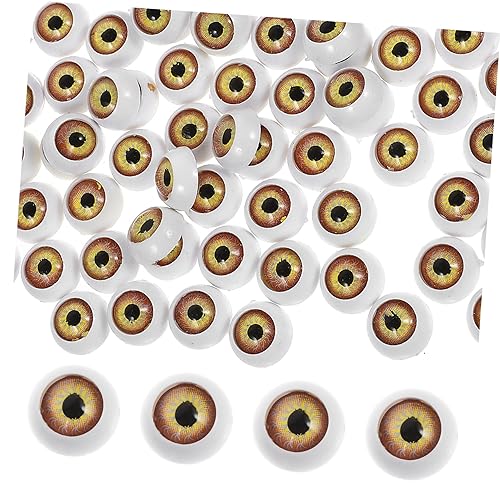 BESPORTBLE 100Stücke Halbrunde Augäpfel aus Selbstklebende Puppenaugen für DIY Bastelprojekte Zubehör für Puppen Masken und Bären Realistische Gestaltung BESPORTBLE 100Stücke Halbrunde Augäpfel aus Selbstklebende Puppenaugen für DIY Bastelprojekte Zubehör für Puppen Masken und Bären Realistische Gestaltung von BESPORTBLE
