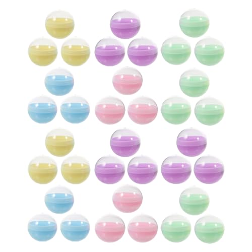 BESPORTBLE 100 Stück Durchsichtige Kunststoffkugeln für Kaugummiautomaten Befüllbare Spielzeugkapseln Selbstgemacht Bastelmaterial 32mm Multifunktionale Runde Behälter für Kinder BESPORTBLE 100 Stück Durchsichtige Kunststoffkugeln für Kaugummiautomaten Befüllbare Spielzeugkapseln Selbstgemacht Bastelmaterial 32mm Multifunktionale Runde Behälter für Kinder von BESPORTBLE