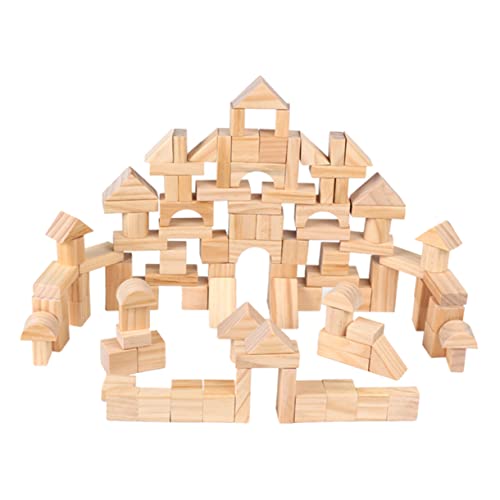 BESPORTBLE 100Stücke Holzbaukasten Für Teiliges Set Aus Natürlichem Holz Kreative Schlossblöcke Für Jungen Pädagogisches Geschicklichkeit Und Kreativität BESPORTBLE 100Stücke Holzbaukasten Für Teiliges Set Aus Natürlichem Holz Kreative Schlossblöcke Für Jungen Pädagogisches Geschicklichkeit Und Kreativität von BESPORTBLE