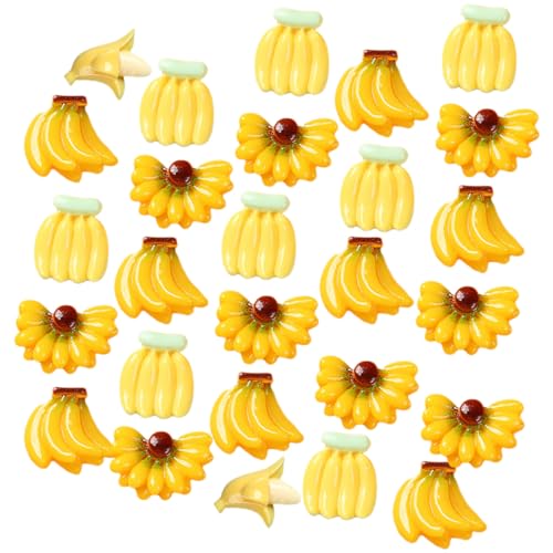 BESPORTBLE 100Stücke Künstliche Bananenmodelle Lebensechte Simulation Gefälschter Früchte Dekoration und Fotorequisiten für Heimdekoration und Lehrmittel von BESPORTBLE