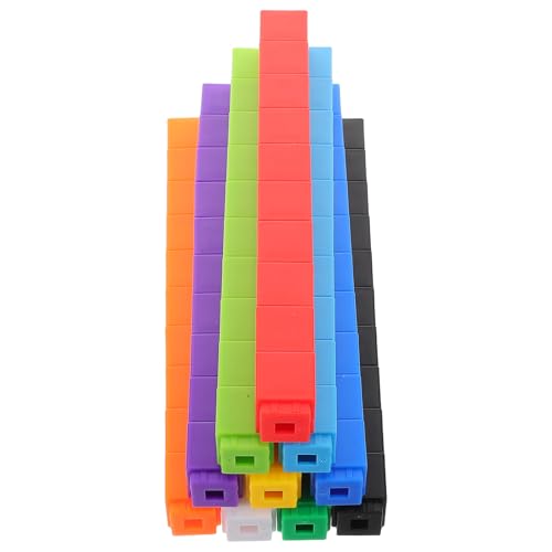 BESPORTBLE 100Stücke Mathematik Lernspielzeug Plastik Bauklötze für Frühkindliche Entwicklung Kreative und Zählen für Vorschule und Kindergarten von BESPORTBLE