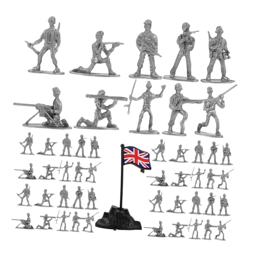BESPORTBLE 100Stücke Mini Figuren Winzige Soldaten Modelle Für Mikrolandschaftsgestaltung Und Dekoration Militärspielzeug Ergänzung Für Kreative Spielwelten von BESPORTBLE