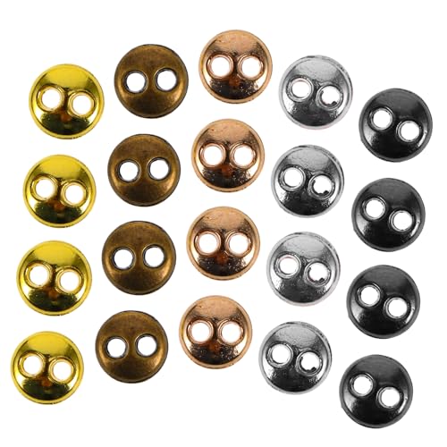 BESPORTBLE 100Stücke Mini Runde Knöpfe Für Puppenkleidung Retro Knöpfe Antikbronze Hellgold Kc Und Color Für DIY Basteln Und Puppenprojekte von BESPORTBLE