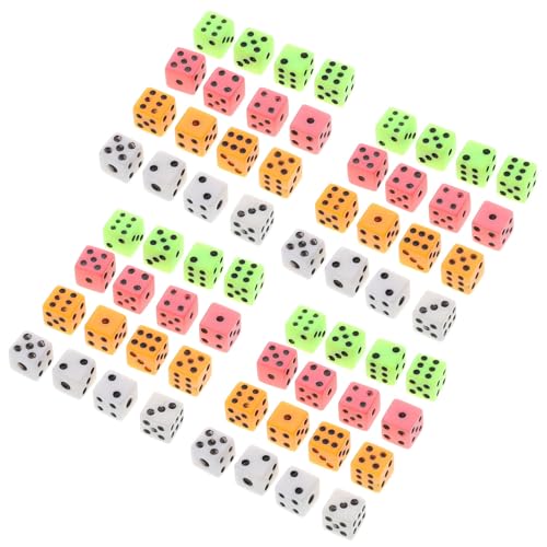 BESPORTBLE 100Stücke Miniaturwürfel Set Kunststoff mit Quadratischen Ecken für Gesellschaftsspiele Basteln und Mathematikunterricht Tragbar und Langlebig BESPORTBLE 100Stücke Miniaturwürfel Set Kunststoff mit Quadratischen Ecken für Gesellschaftsspiele Basteln und Mathematikunterricht Tragbar und Langlebig von BESPORTBLE