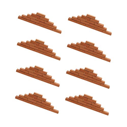 BESPORTBLE 100Stücke Miniaturziegelsteine für Mikrolandschaft für Modellbau und Dekoration Langlebig aus Hochwertigem Material für Kreative Projekte und BESPORTBLE 100Stücke Miniaturziegelsteine für Mikrolandschaft für Modellbau und Dekoration Langlebig aus Hochwertigem Material für Kreative Projekte und von BESPORTBLE