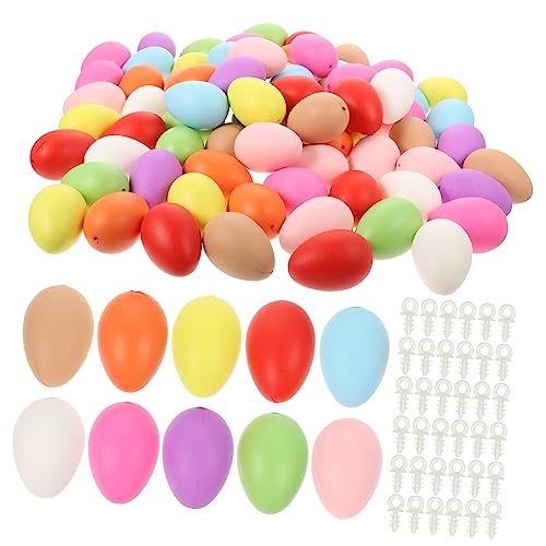 BESPORTBLE 100Stücke Plastikeier Für Ostern Leere Eier Für DIY Bastelprojekte Kinderhandwerk Und Dekoration Mit Weißen Aufhängern Für Kreative Osteraktivitäten BESPORTBLE 100Stücke Plastikeier Für Ostern Leere Eier Für DIY Bastelprojekte Kinderhandwerk Und Dekoration Mit Weißen Aufhängern Für Kreative Osteraktivitäten von BESPORTBLE