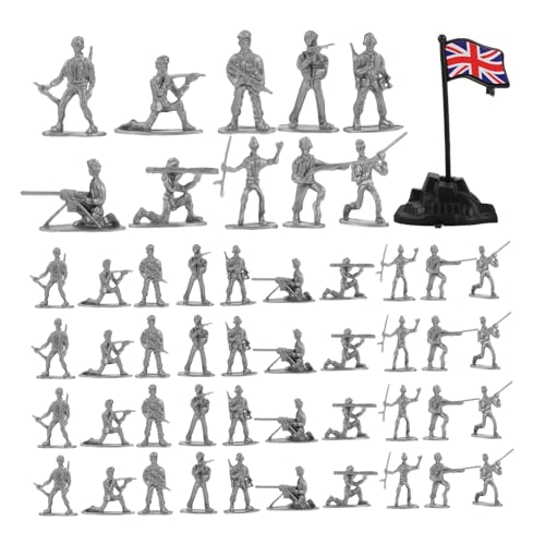 BESPORTBLE 100Stücke Soldaten Figuren Modell Für Menschen Modelle Für Miniaturszenen Und Dioramen von BESPORTBLE
