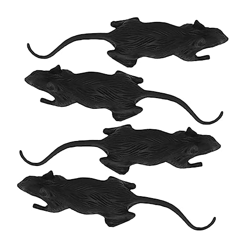BESPORTBLE 100Stücke Teiliges Gefälschte Ratten Für Halloween Deko Realistische Simulationstiere Für Scherzartikel Zum Platzieren Schränken Büchern Oder Dem Boden von BESPORTBLE