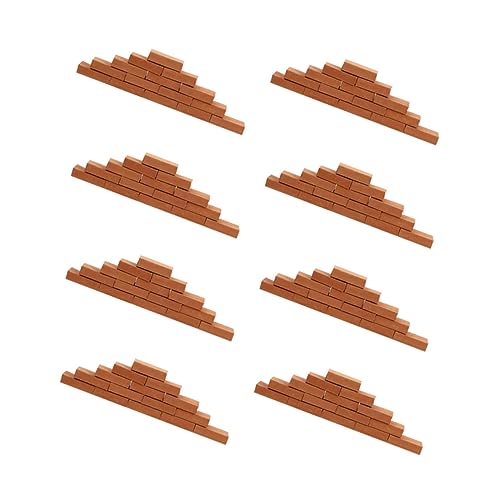 BESPORTBLE 100Stücke Ziegelsteinmodell Teiliges Für Sandtisch Dekoration Und Landschaften Für DIY Projekte Und Kreative Modellierung Von Architektur Und Szenen von BESPORTBLE