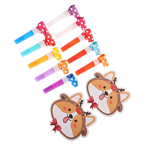 BESPORTBLE 10Sätze Cartoon Papierpfeifen Party Spielzeuge Für Kindergeburtstage Als Partygeschenke Für Festlichkeiten Korgi Design von BESPORTBLE