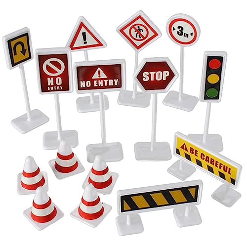 BESPORTBLE 10Sätze Verkehrsstraßenzeichen Und Verkehrssperren Für Frühschulspielzeug Pro Straßenspielzeug Für Kreative Spielwelten BESPORTBLE 10Sätze Verkehrsstraßenzeichen Und Verkehrssperren Für Frühschulspielzeug Pro Straßenspielzeug Für Kreative Spielwelten von BESPORTBLE