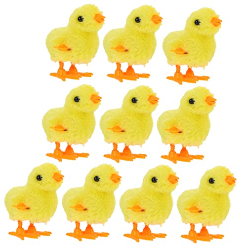 BESPORTBLE 10Stücke Aufziehspielzeug Huhn Teiliges Lustige Wind Up Kükenspringer für Langlebiges und Plüschspielzeug Perfektes für Jungen BESPORTBLE 10Stücke Aufziehspielzeug Huhn Teiliges Lustige Wind Up Kükenspringer für Langlebiges und Plüschspielzeug Perfektes für Jungen von BESPORTBLE