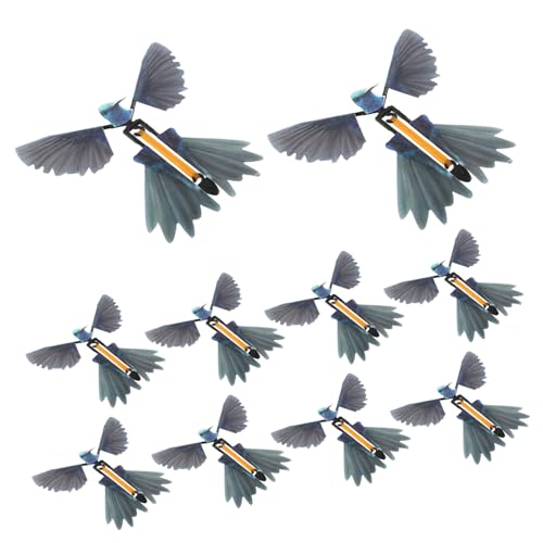 BESPORTBLE 10Stücke Aufziehspielzeug Hummingbird Fliegende Gummiband Spielzeuge Für Partys Kreative Und Unterhaltung von BESPORTBLE