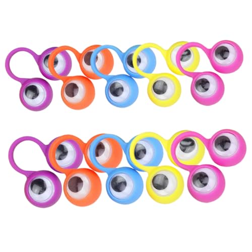 BESPORTBLE 10Stücke Augapfelringe Kreative Augen Fingerpuppen Für Fingerspielzeug Zufälligen Farben Für Jungen Und Jahren BESPORTBLE 10Stücke Augapfelringe Kreative Augen Fingerpuppen Für Fingerspielzeug Zufälligen Farben Für Jungen Und Jahren von BESPORTBLE