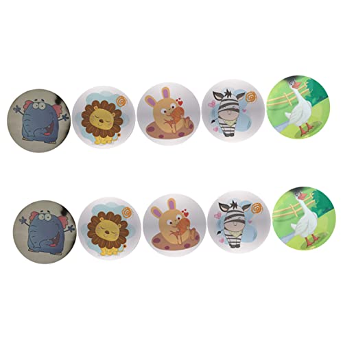 BESPORTBLE 10Stücke Cartoon Töpfchentraining Aufkleber Für Sensible Farbwechsel Aufkleber Für Toilettensitze Verschiedene Tierdesigns Hase Elefant Gans von BESPORTBLE